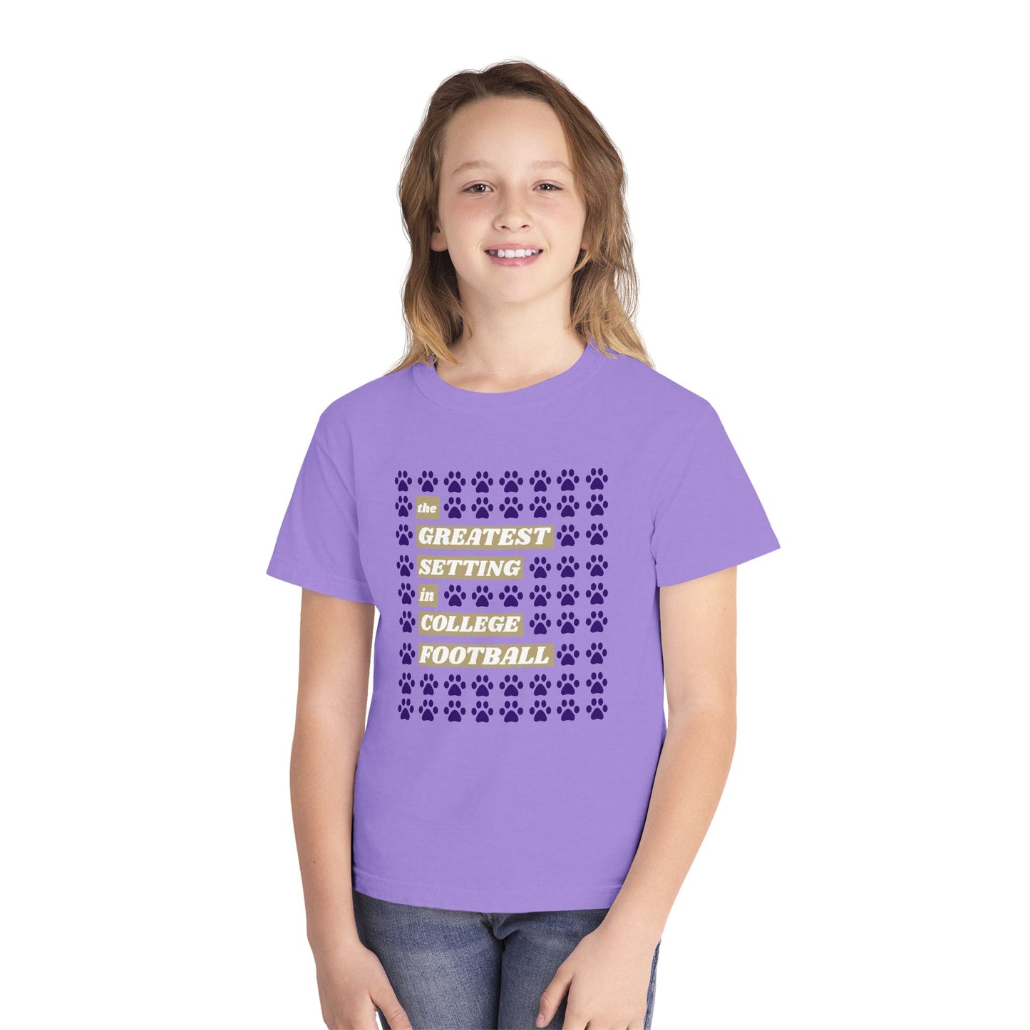 Greatest Setting Paw Print | Youth T-Shirt