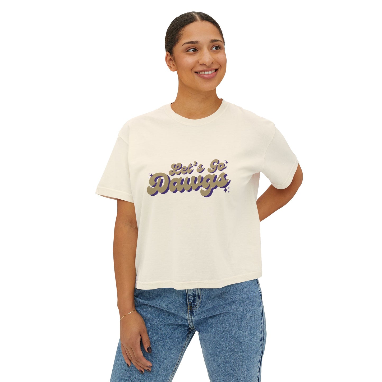 Let's Go Dawgs | Comfort Colors Boxy T-Shirt