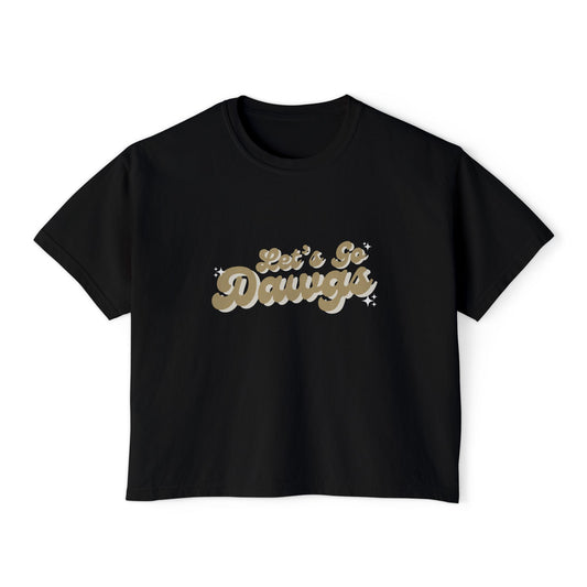 Let's Go Dawgs | Comfort Colors Boxy T-Shirt