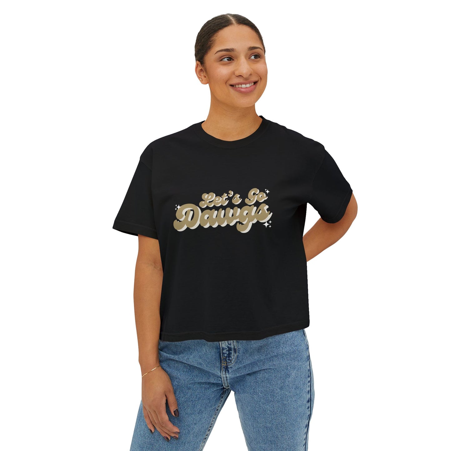 Let's Go Dawgs | Comfort Colors Boxy T-Shirt
