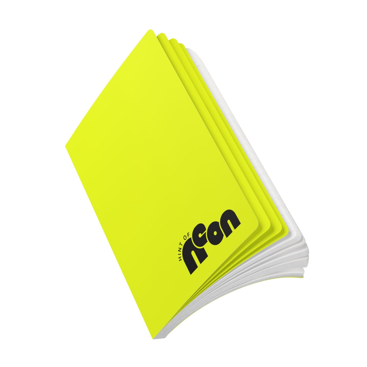 Vibrant Neon Softcover Journal, Eco-Friendly Notebook, Bright Stationery