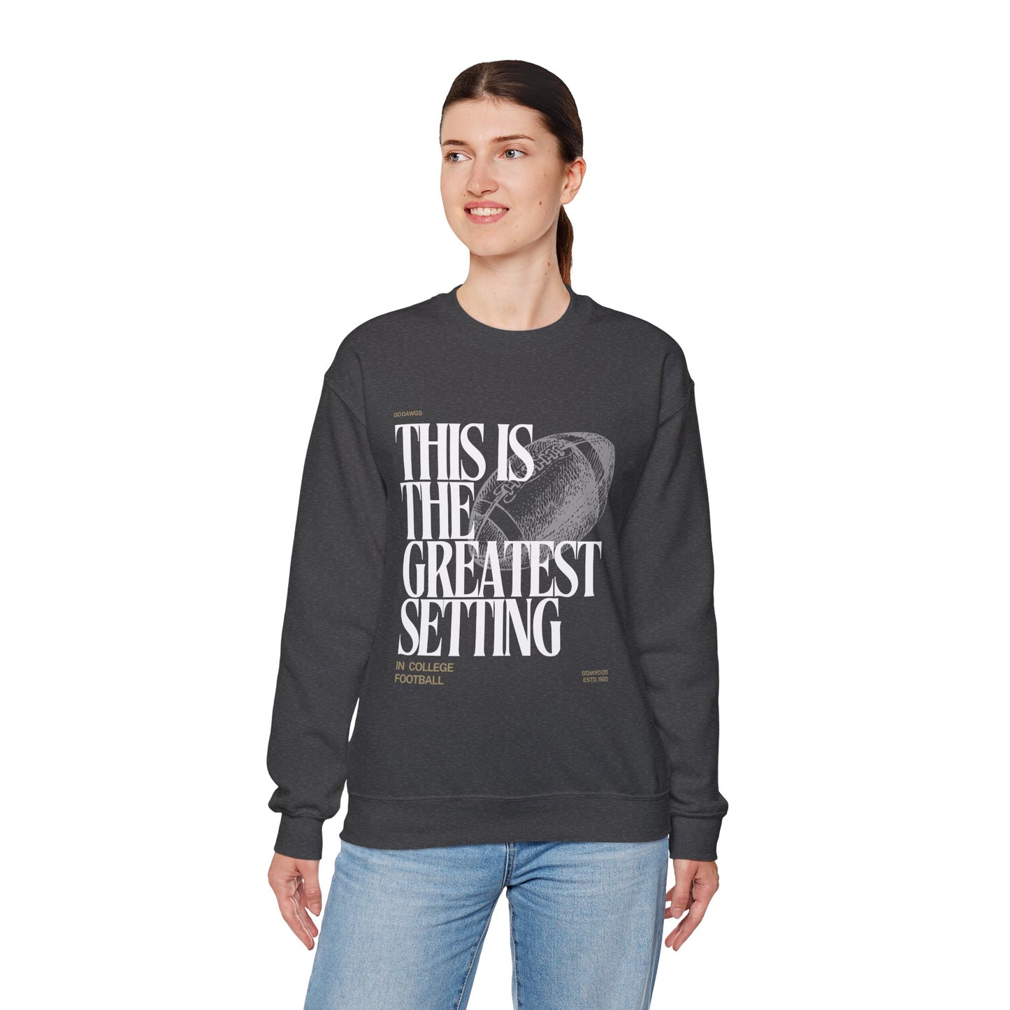 This is the Greatest Setting | Game Day Crewneck (Unisex)
