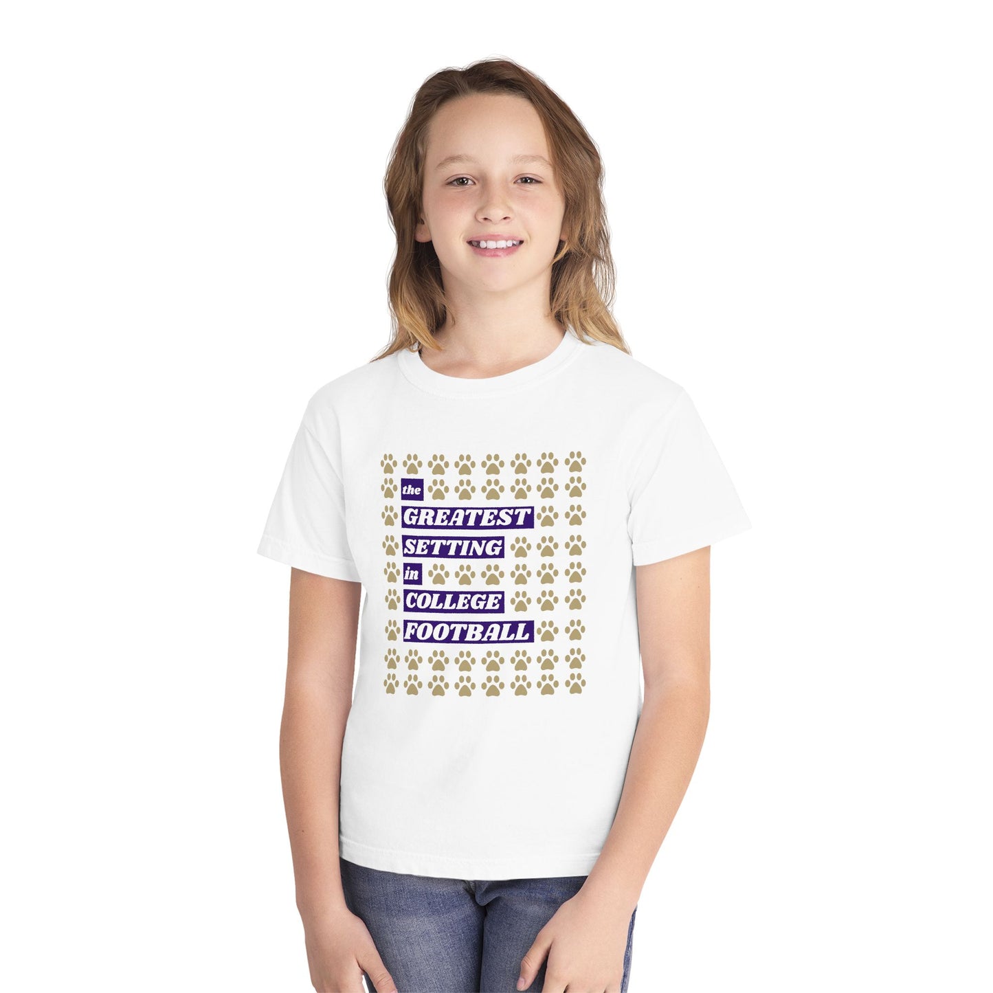Greatest Setting Paw Print | Youth T-Shirt