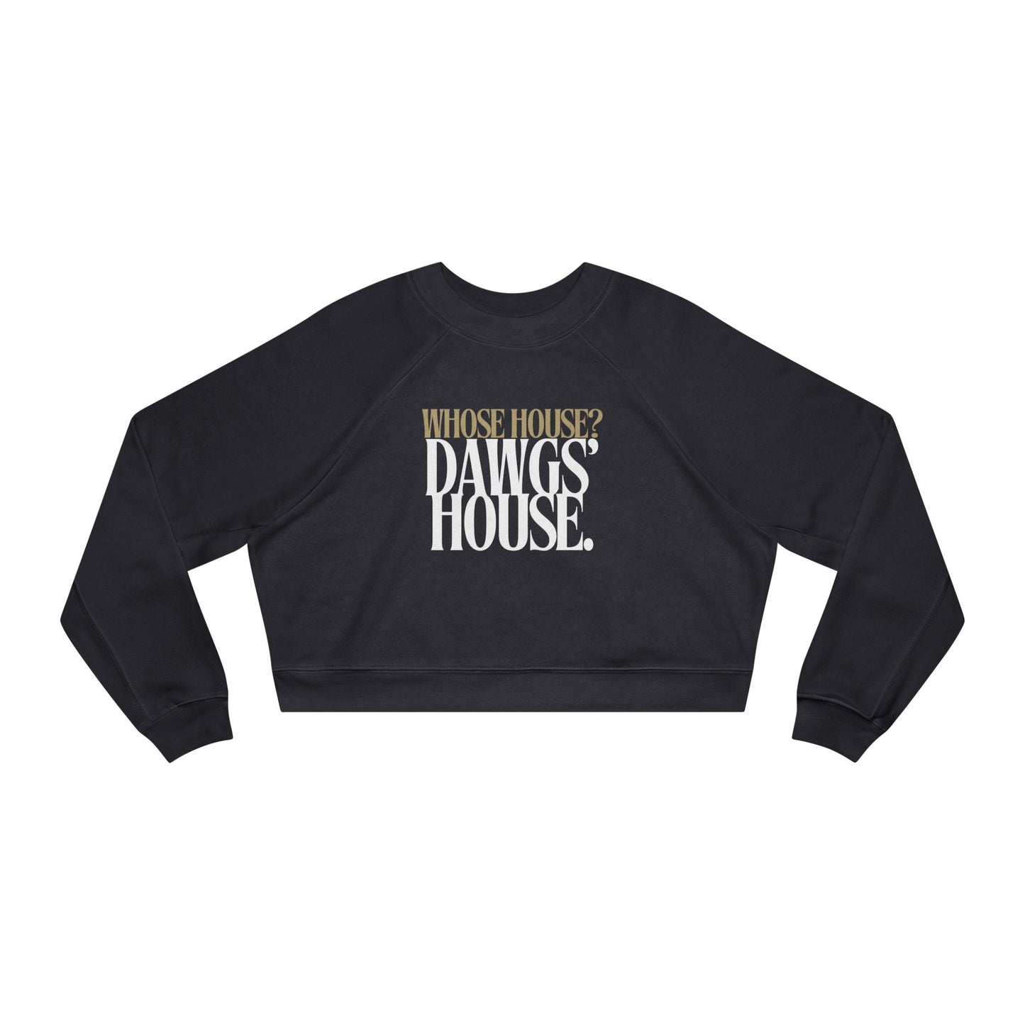 Stylish Women's Cropped Fleece Pullover, Casual Tops, Cozy Streetwear, Perfect for Game Day