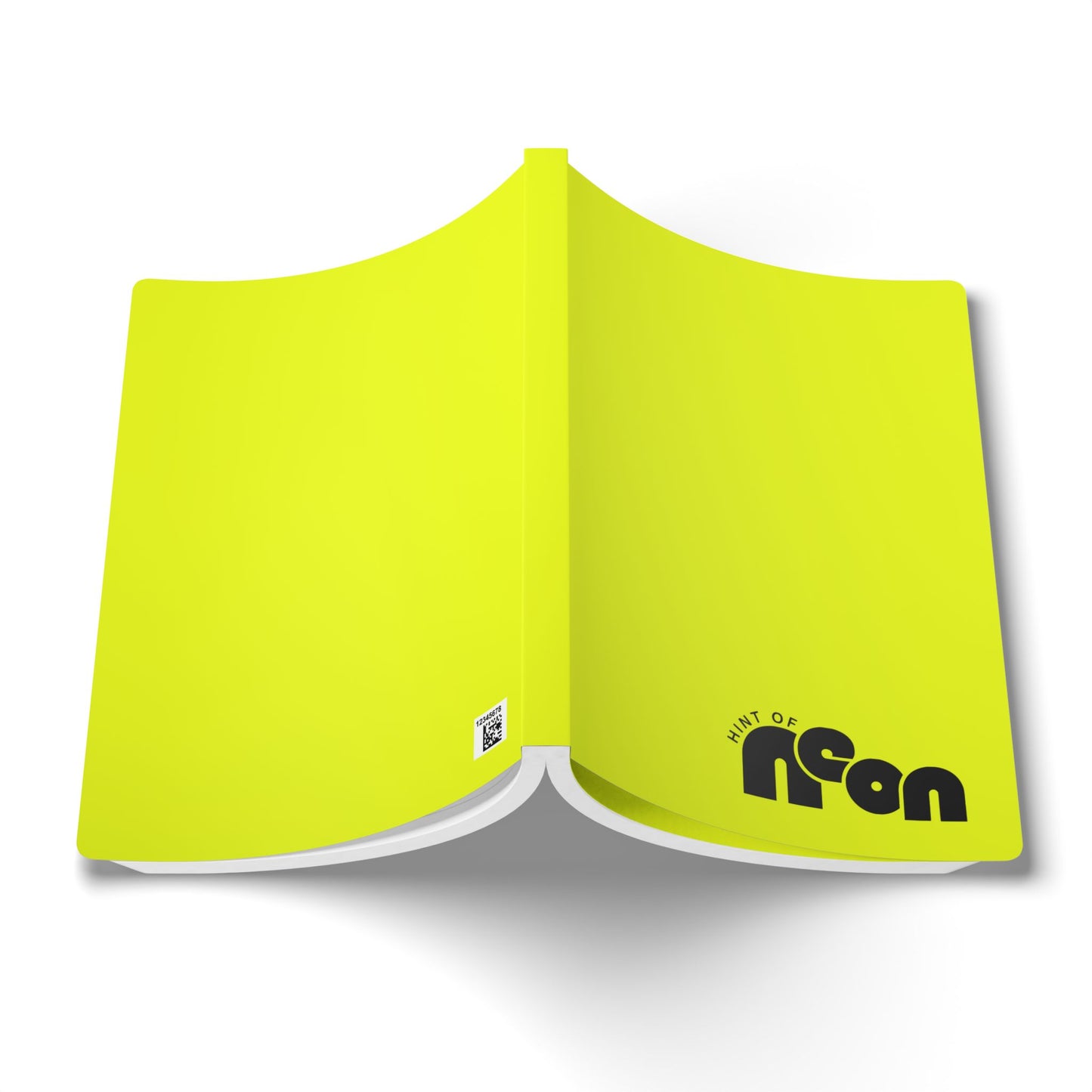 Vibrant Neon Softcover Journal, Eco-Friendly Notebook, Bright Stationery