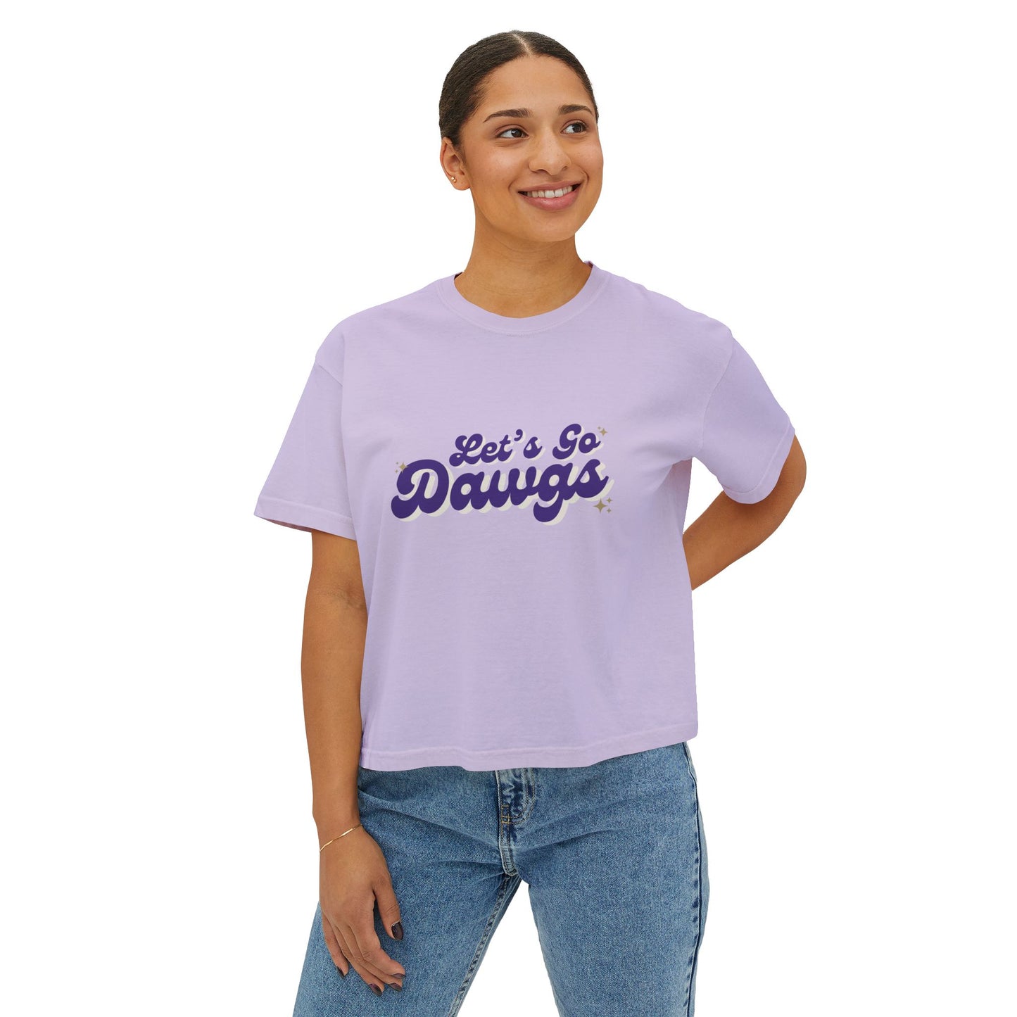 Let's Go Dawgs | Comfort Colors Boxy T-Shirt