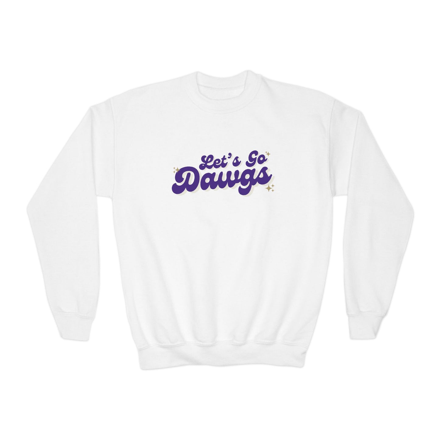 Let's Go Dawgs Retro | Youth Crewneck
