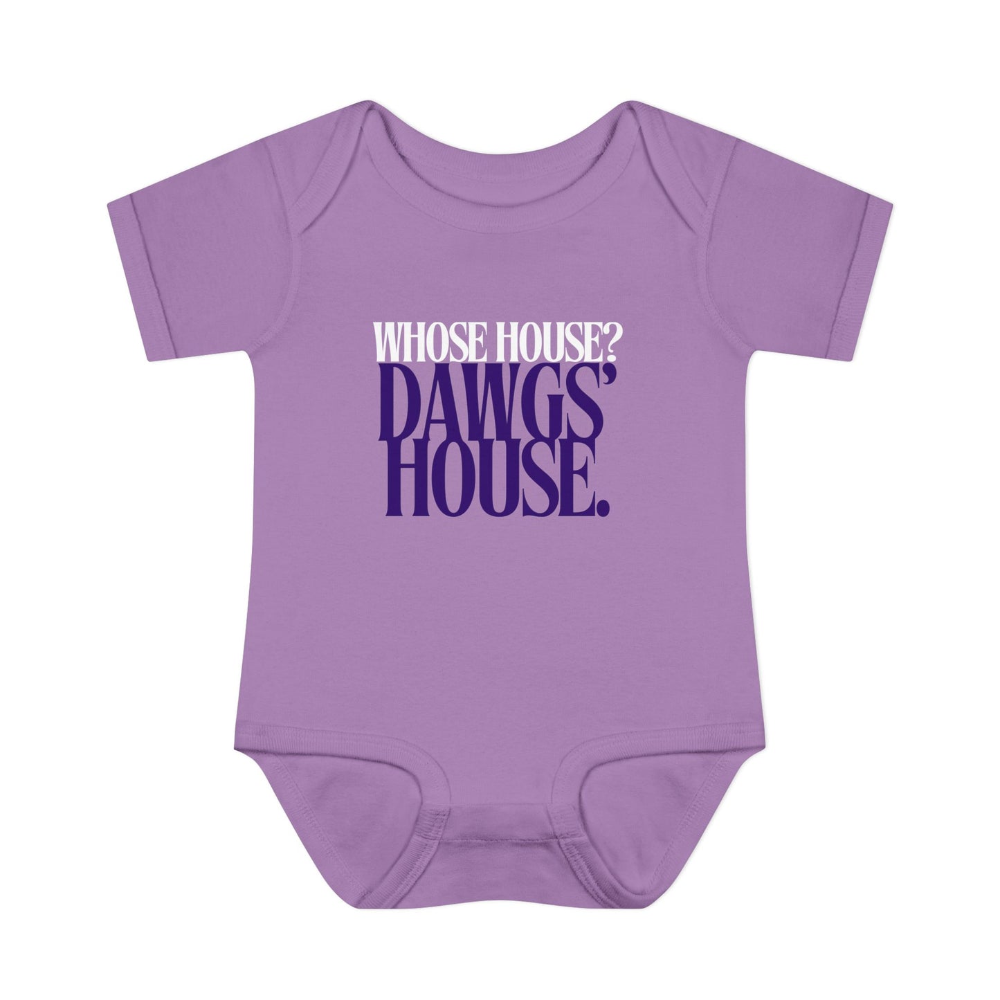 Whose House? Dawg's House Infant Gameday Gear Newborn Clothing